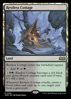 1x Restless Cottage NM-Mint, English Wilds of Eldraine MTG Magic - Image 1