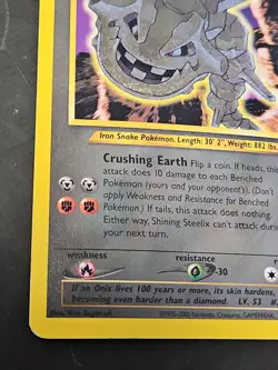 Pokemon TCG Shining Steelix 112/105 Neo Destiny Holo Unlimited English - Image 2