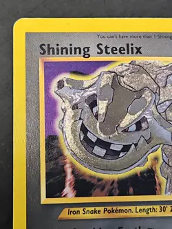 Pokemon TCG Shining Steelix 112/105 Neo Destiny Holo Unlimited English - Image 5
