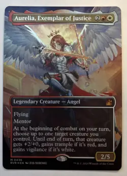 Aurelia, Exemplar of Justice (Anime Borderless) Ravnica Remastered Foil - Image 1