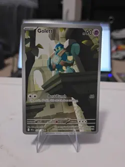 Pokemon TCG Sv: Black Bolt Golett Illustration Card 122/086 - Image 1