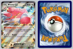 Blissey ex 134/167 Holo Double Rare Twilight Masquerade Pokemon Near Mint - Image 3