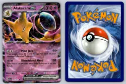 Alakazam ex 065/165 Holo Double Rare 151 Pokemon Near Mint - Image 3