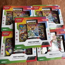 Pokemon First Partner Illustration Collection Series 1 – New Sealed Box - Image 2