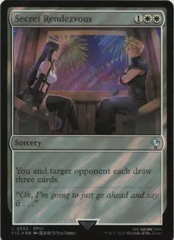 Secret Rendezvous (0253) (Surge Foil) - FOIL - U Commander: FINAL FANTASY 253 - - Image 1