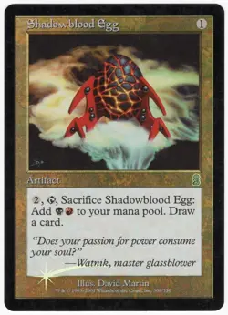 Shadowblood Egg 2001 Odyssey FOIL Colorless Uncommon Artifact MTG SP - NM AZ1 - Image 1