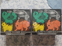 Two (2) Factory Sealed Pokemon Evolving Skies ETB w/ protective cases - Image 1
