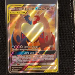 Latias & Latios GX TAG TEAM Full Art Holo Ultra Rare Sm-Team Up 170/181 - Image 4