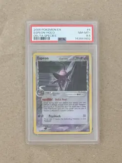 The Pokemon Company 2005 EX Delta Species Espeon Holo #4/113 PSA 8.5 - Image 1