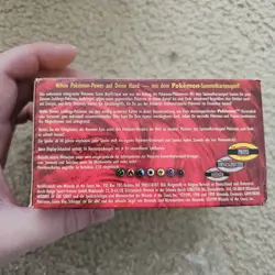 1999 Pokemon GERMAN 1st Edition Base Set Booster Box Display OPENED EMPTY W/wrap - Image 5
