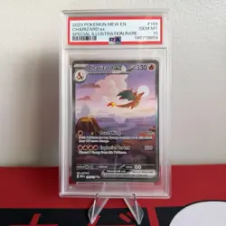 Charizard EX 199/165 PSA 10 Special Illustration Rare Holo Pokemon 151 English - Image 1