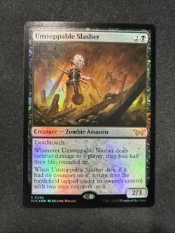 MTG - Unstoppable Slasher (0294) Duskmourn: House of Horror FOIL - Image 1