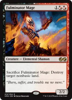 MTG Fulminator Mage - Foil, Ultimate Masters, Lightly Played, English - Image 1