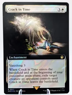 MTG Crack in Time (Surge Foil EA) #927 Universes Beyond: Doctor Who Near Mint NM - Image 1