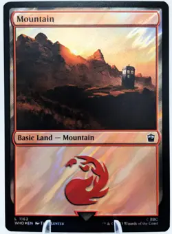 MTG TARDIS In Mountain (Surge Foil) #1162 Universes Beyond: Doctor Who NM - Image 1