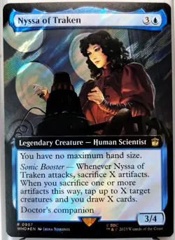 MTG Nyssa of Traken (Surge Foil EA)#957 Universes Beyond Doctor Who Near Mint NM - Image 1