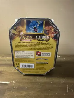 Pokemon TCG Hidden Fates Gyarados GX Tin NEW & Factory Sealed - Image 2