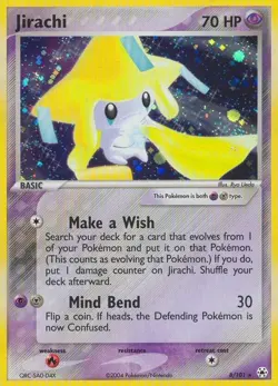 Pokemon TCG - Jirachi - 8/101 - Holo - Rare - EX Hidden Legends [Near Mint] - Image 1