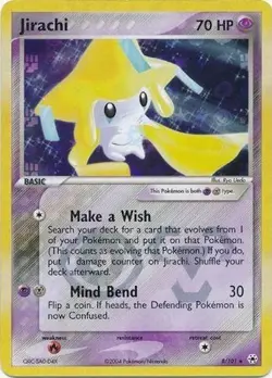 Pokemon TCG - Jirachi - 8/101 - Reverse Holo - EX Hidden Legends [Near Mint] - Image 1