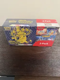Pokemon Surging Sparks ⚡ Elite Trainer Box + Booster Bundle 2-pack Costco S&V - Image 1
