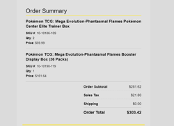 Mega Evolution Phantasmal Flames Pokemon Center ETB Elite Trainer Box PRESALE - Image 3