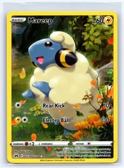 Mareep GG34/GG70 Holo Crown Zenith Galarian Gallery Pokemon Holo NM - Image 1