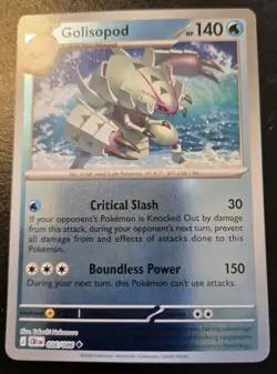 Golisopod 026/086 Reverse Holo Uncommon Mega Evolution: Chaos Rising Pokemon TCG - Image 1