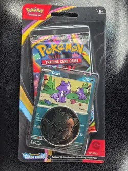Pokemon Checklane Blister Chaos Rising Toxel Promo 820650853319 - Image 1