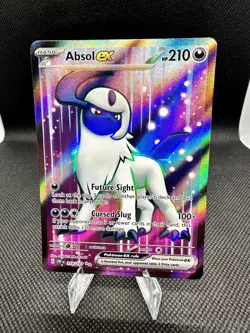 Absol ex 214/197 Ultra Rare Obsidian Flames Pokemon Near Mint - Image 1