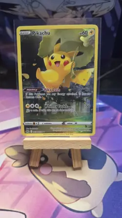 Pokemon TCG Pikachu GG30/GG70 Crown Zenith Galarian Gallery Ultra Rare Holo - Image 3
