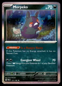 Morpeko 121/182 Rare Paradox Rift Pokemon Holo NM - Image 1