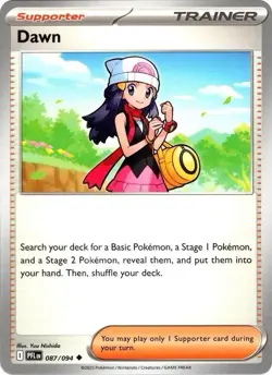 Dawn 87/94 Reverse Holo Phantasmal Flames Pokemon TCG Near Mint Playable Trainer - Image 2