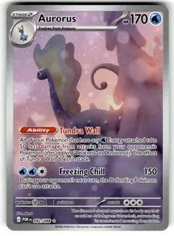 Aurorus 092/088 Illustration Rare ME03: Perfect Order Pokemon TCG NM English - Image 1