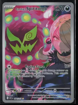 Cynthia's Spiritomb 244/217 Illustration Rare Ascended Heroes Pokemon Near Mint - Image 1