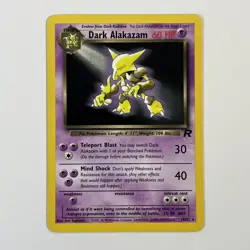 Pokemon TCG Dark Alakazam Team Rocket 18/82 non-holo rare 2000 - Image 1
