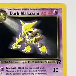 Pokemon TCG Dark Alakazam Team Rocket 18/82 non-holo rare 2000 - Image 3