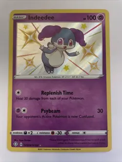 Indeedee SV059/SV122 - Pokemon TCG Shining Fates (2021) - NM - Image 1