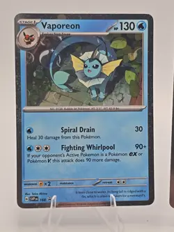 Flareon Vaporeon Jolteon Cosmos Holo Promo Pokemon Prismatic Evolutions - Image 2