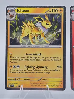 Flareon Vaporeon Jolteon Cosmos Holo Promo Pokemon Prismatic Evolutions - Image 3