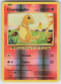 Charmander 9/108 Common Evolutions Pokemon Reverse Holo Near Mint - Image 1