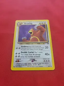 Pokemon: Ursaring #34/75 Neo Discovery Non-Holo Rare 2001 Vintage - MP - I19 - Image 3