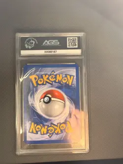 AGS 8.5 Pokemon Neo Genesis Kingdra Holo NM-M - Image 2