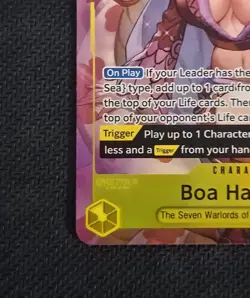 One Piece Boa Hancock - OP14-112 SR (Alternate Art) The Azure Sea's Seven (OP14) - Image 5
