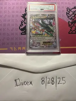 2021 POKEMON CELEBRATIONS CLASSIC COLLECTION #76 M RAYQUAZA EX PSA 10 - Image 4