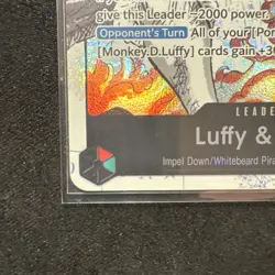 One Piece ST30-001 Luffy and Ace alt art Leader - Image 4