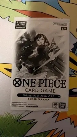 One Piece English - Tournament Winner Pack 2026 Vol. 1 - Promo Pack - Sealed - Image 1