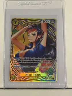 Bandai One Piece CCG Nico Robin EB03-055 Heroines Editon SP SR Alt Art Foil NM- - Image 1