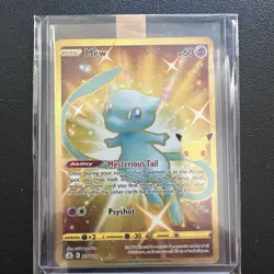 Pokemon Mew Gold TCG Celebrations Card 25/25 Mint - Image 1