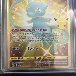 Pokemon Mew Gold TCG Celebrations Card 25/25 Mint - Image 3
