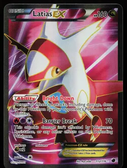 Latias EX 112/116 Ultra Rare Plasma Freeze Pokemon Card - Image 1